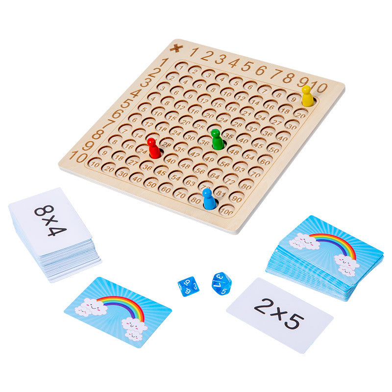 Wooden Multiplication Board Game | 36+ Months