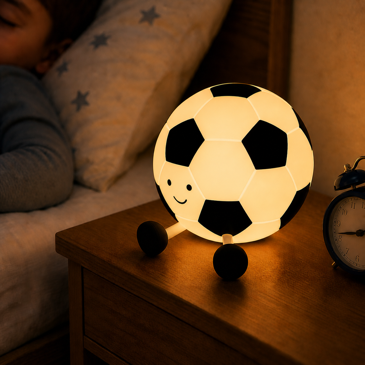 Football Night Light Multicolor Glow | Usb Rechargeable | 3+