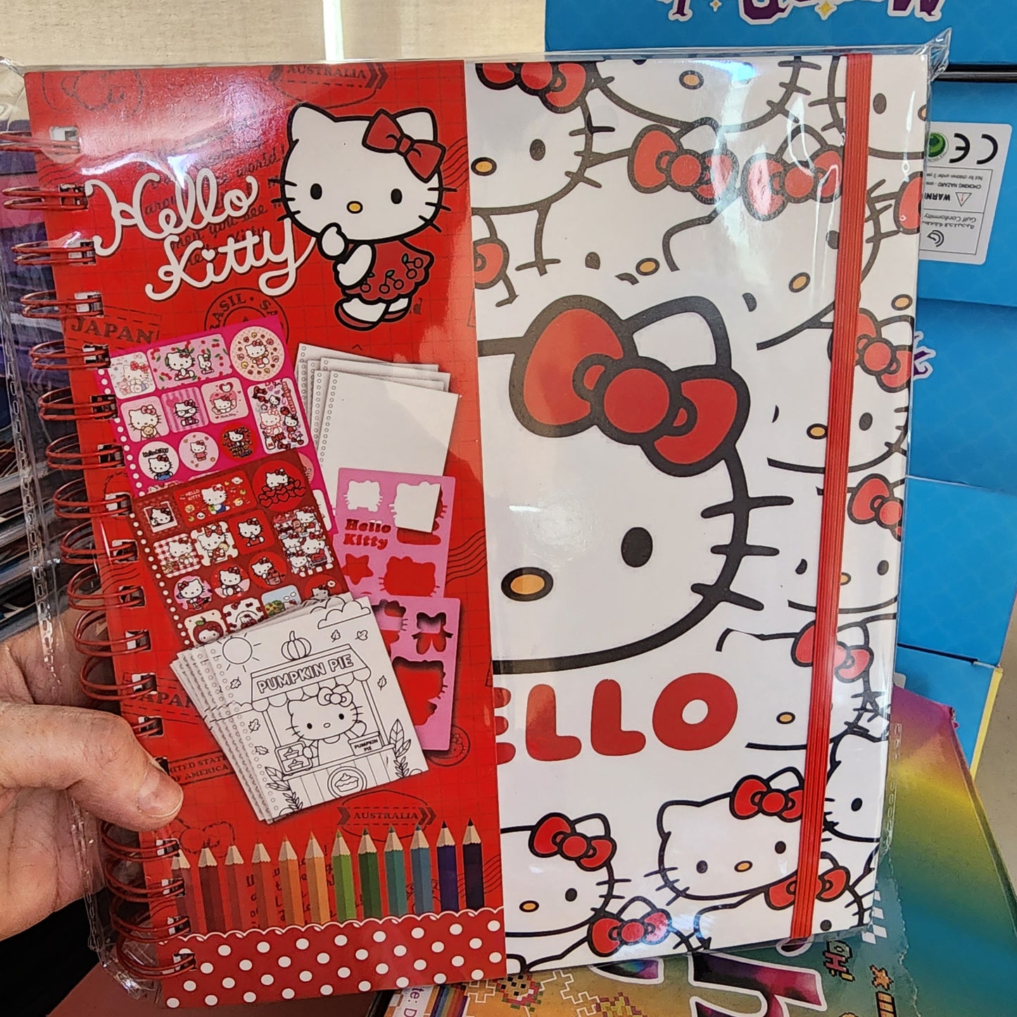 Hello Kitty Spiral Stationery & Activity Notebook Set | A4