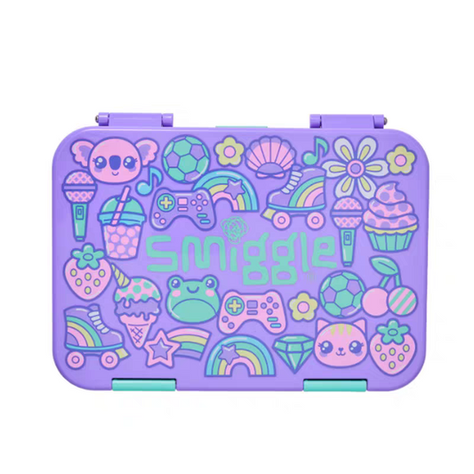 Smiggle Cartoon Design  Lunch Box 21x15x4.5