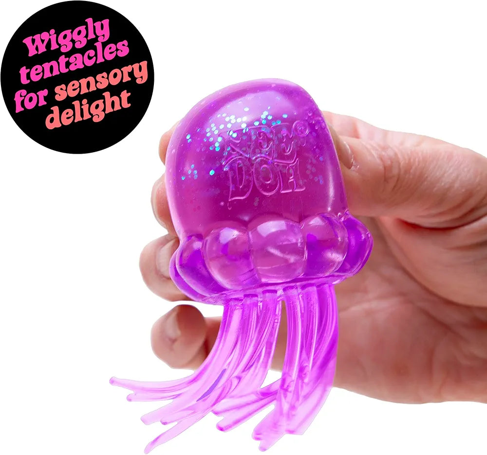 NeeDoh Squishy Jellyfish Sensory Toy – 3 colors | 3+