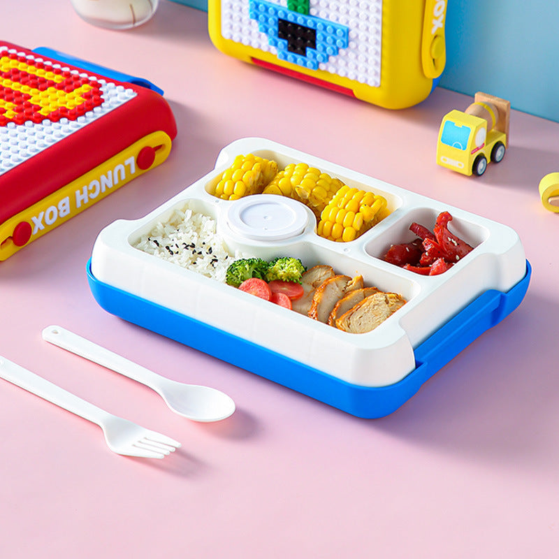 Lunch Box - Building Blocks | Fork & Spoon | 22.5×17.5×6.6cm