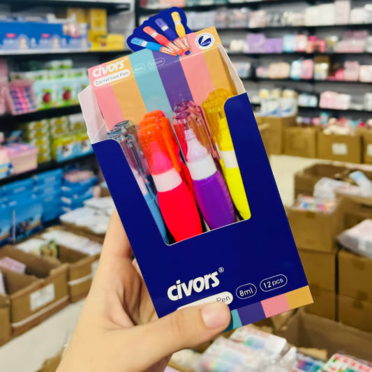 Civors Colorful Correction Pens – 8ml, Pack of 12