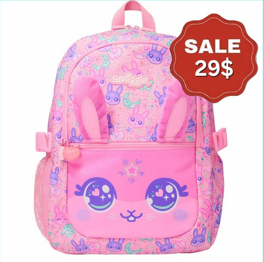 Smiggle Backpack Rabbit Design 42cm G1-G3