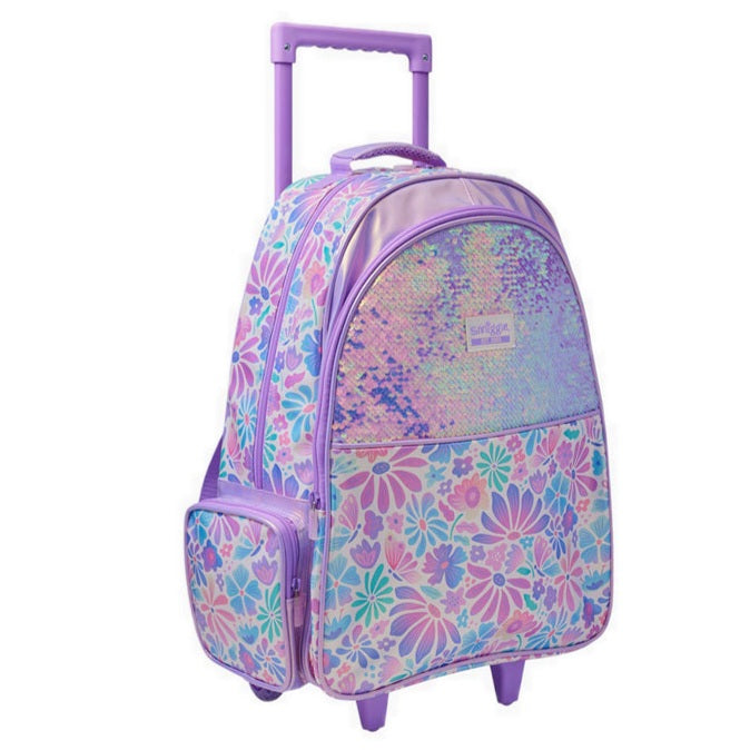 Smiggle Backpack | Light Up Wheels | Bloom Flowers