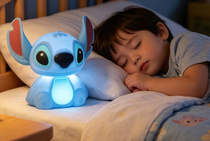 Stitch Night Light – Squishy Patting Lamp | Usb Rechargeable | 3+