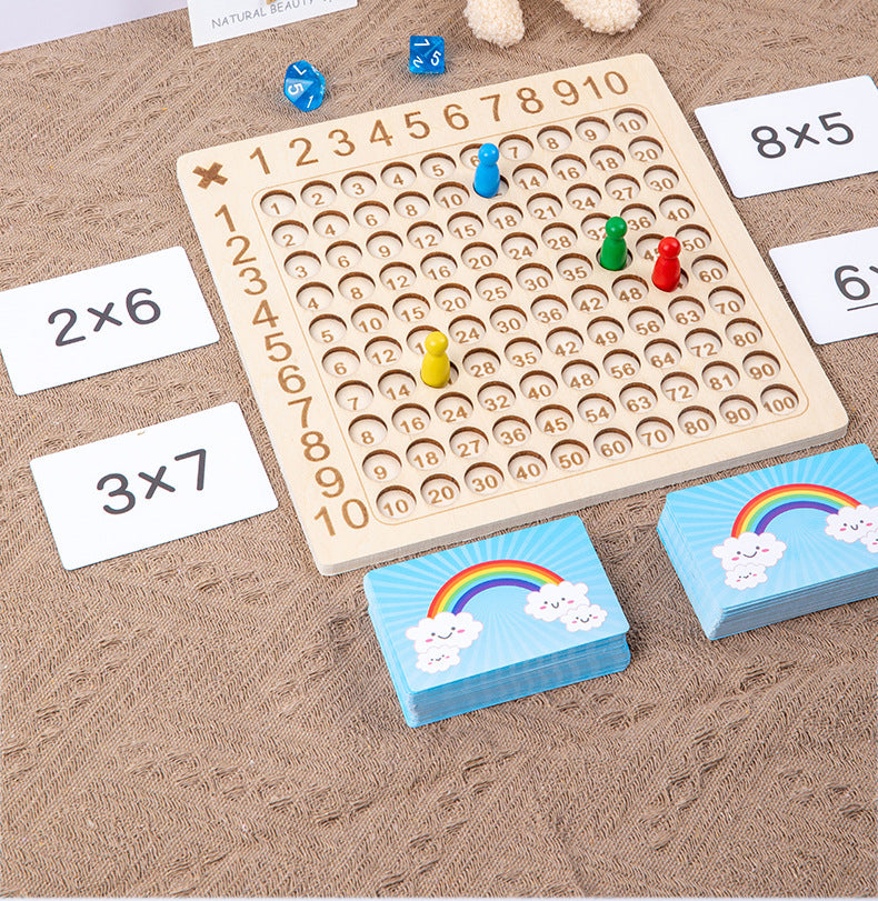 Wooden Multiplication Board Game | 36+ Months