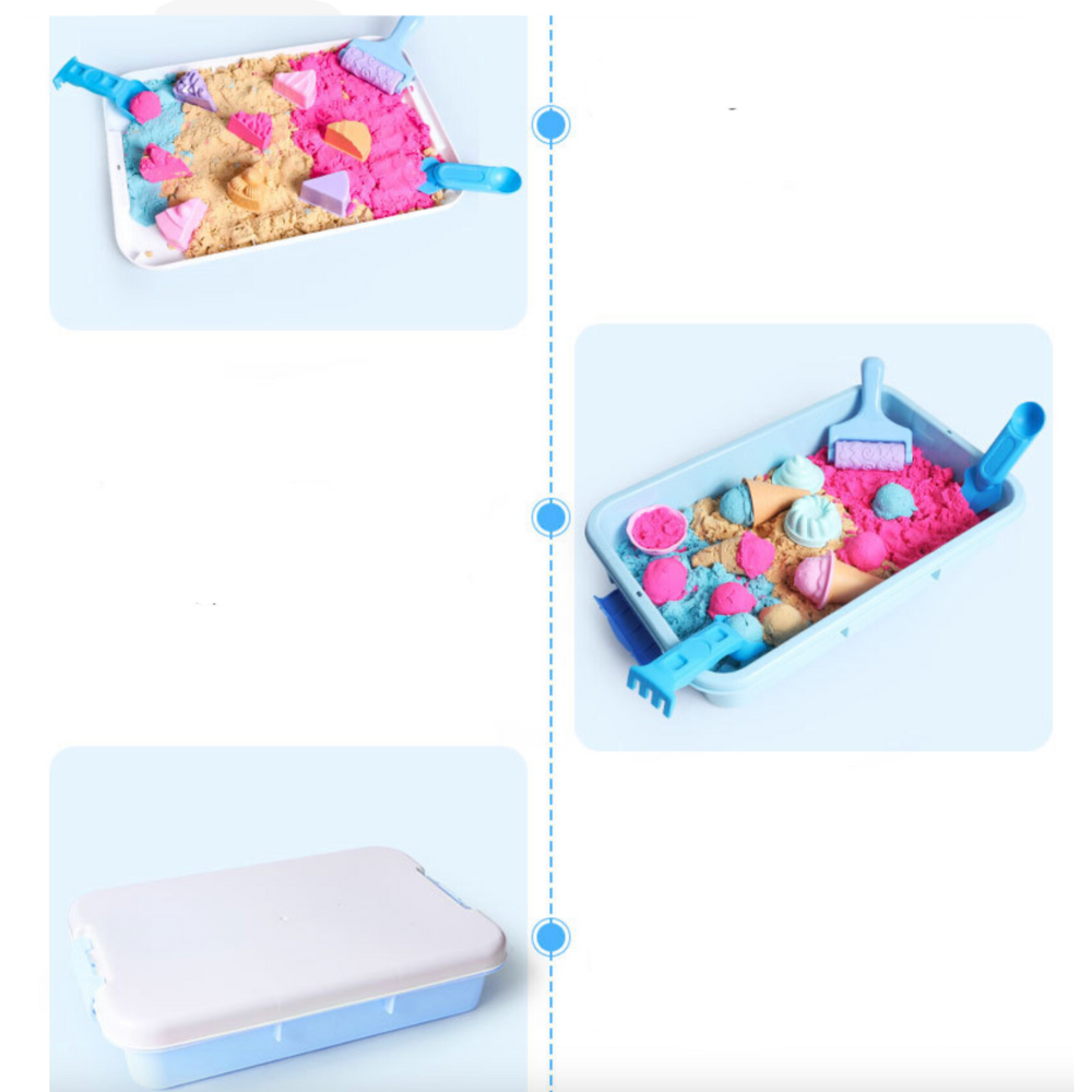 Dynamic Sand Play Set for Boys & Girls – 1500g Sensory DIY Kit (3+)