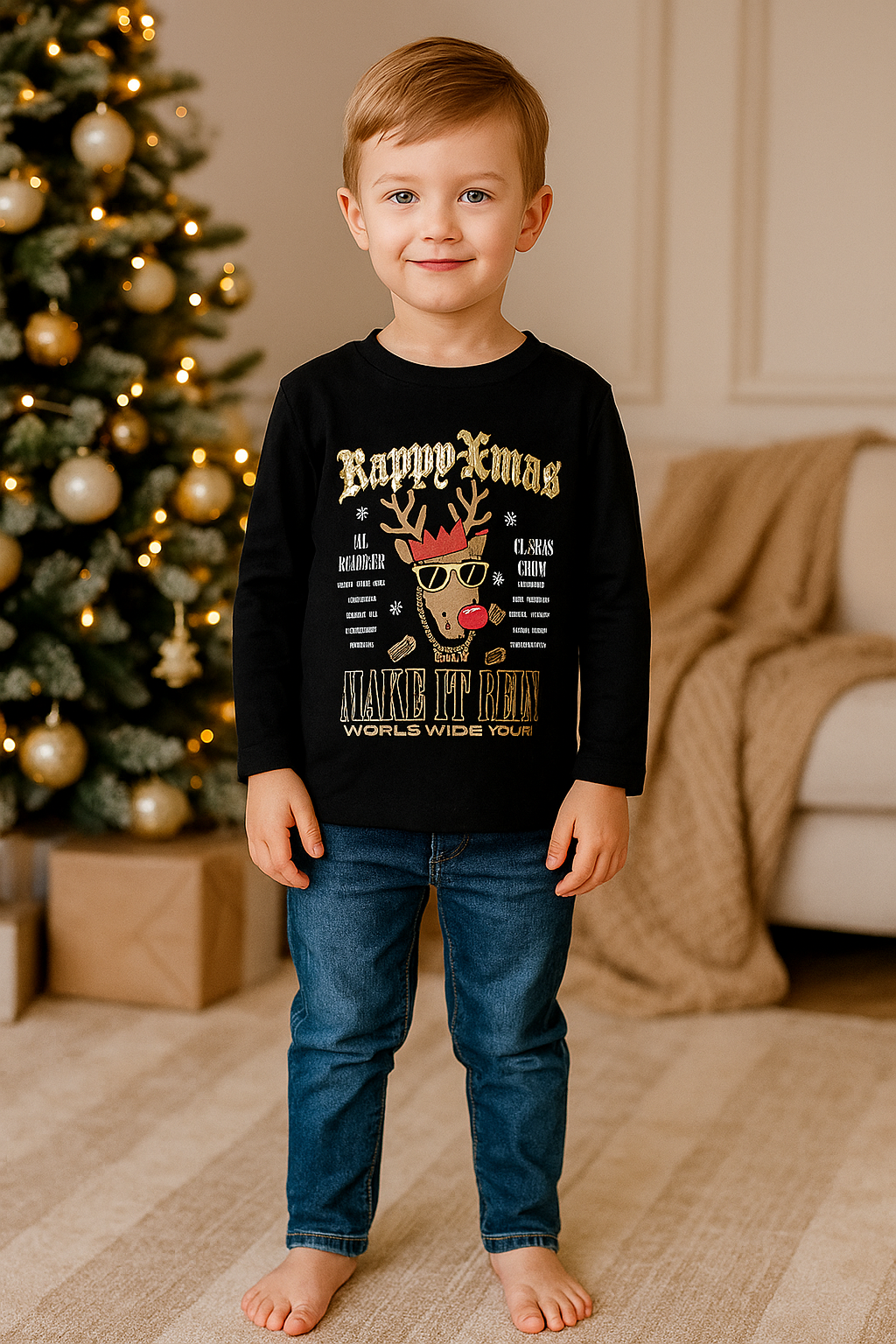 Christmas Cotton Top George 5-6y