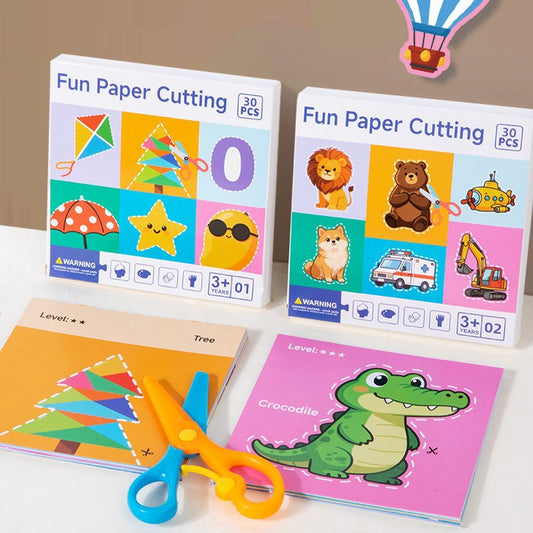 Fun Paper Cutting Activity Set for Kids – 30 PCS