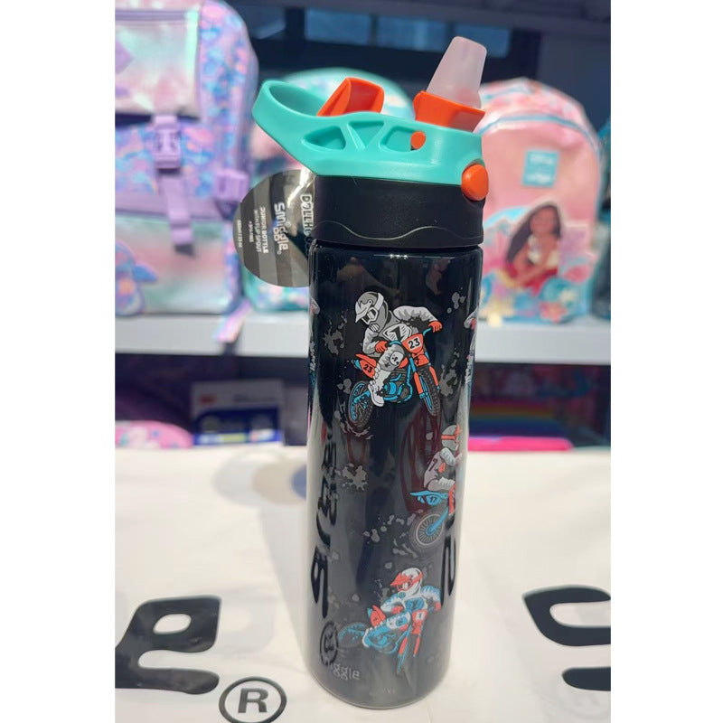 Smiggle Bottle Motorcycle Design 680ml