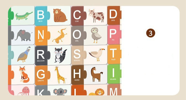 Kids Matching Puzzle Game – Letters or Numbers | 3+ | Size 17×18×4cm
