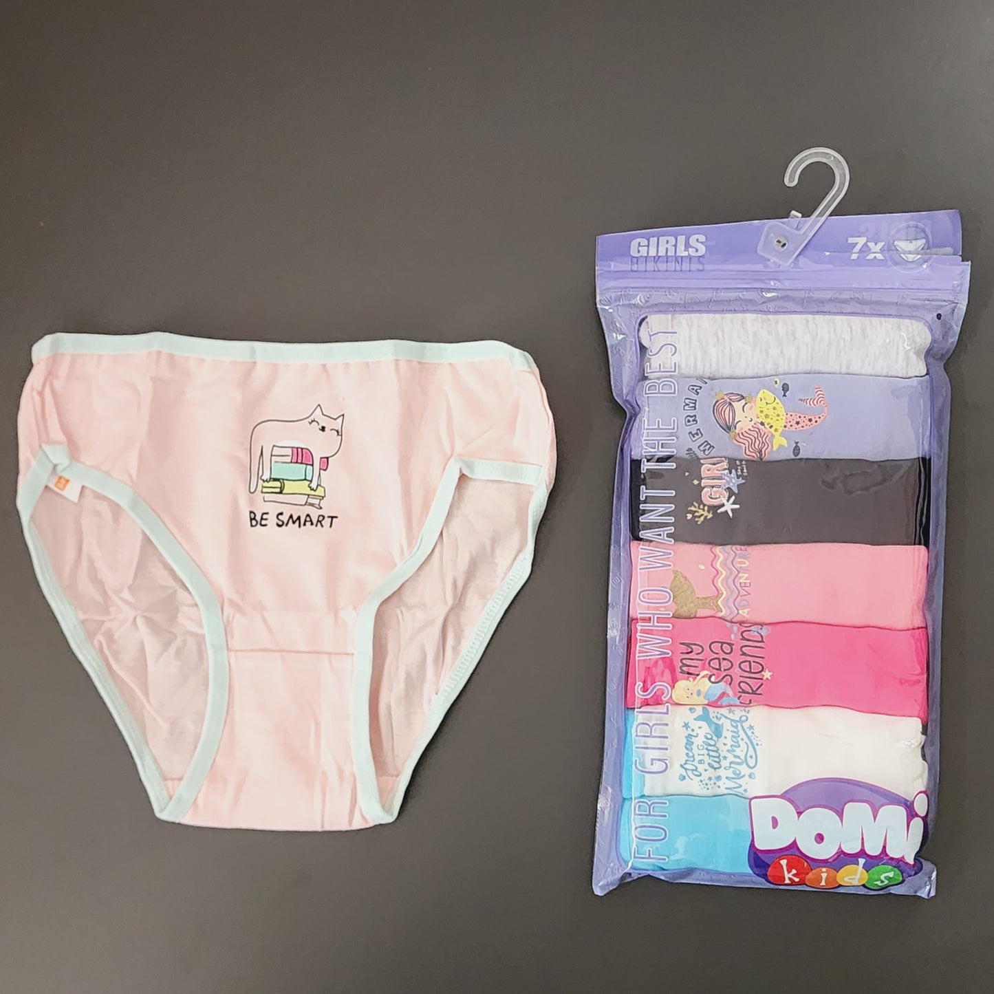 Girls Underwear 100% Cotton 3-10y 7 pcs