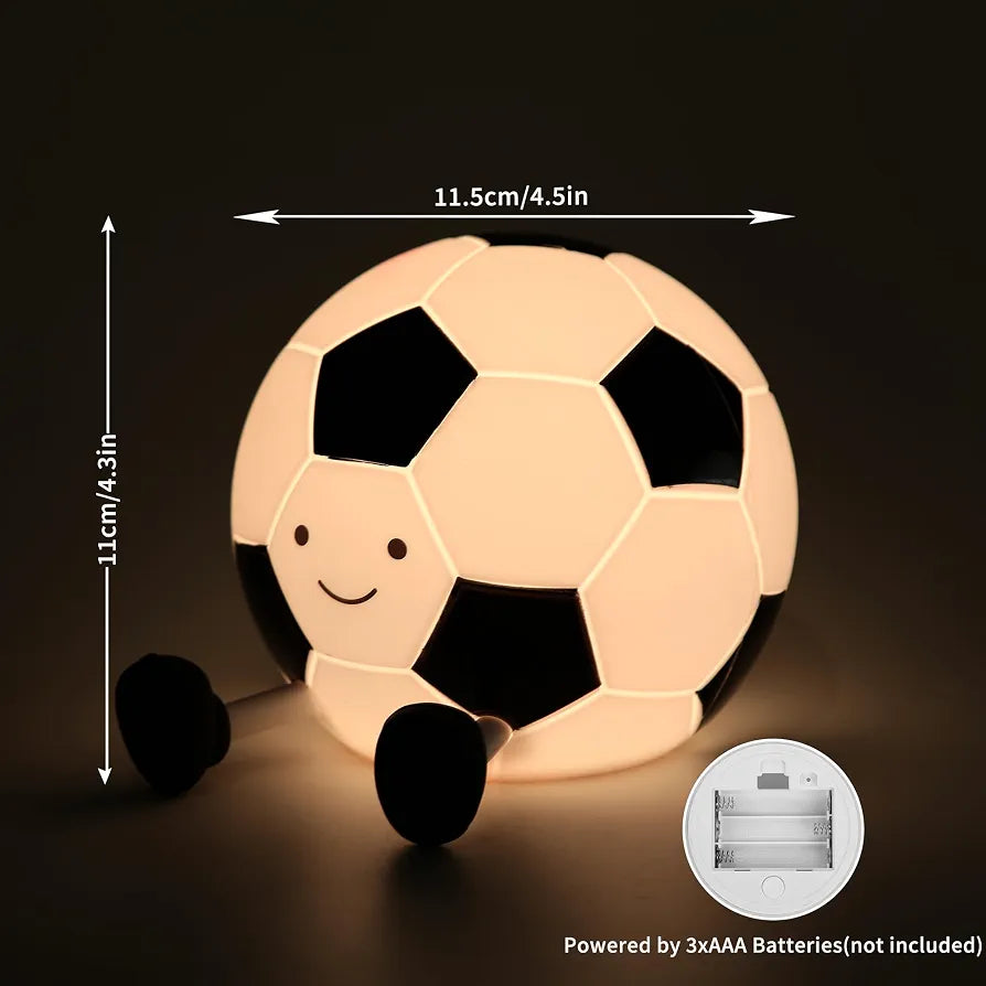 Football Night Light Multicolor Glow | Usb Rechargeable | 3+