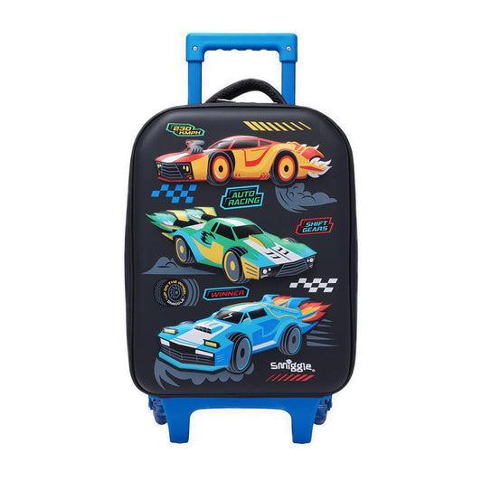 Smiggle Trolley Bag - Hardtop | Car Racing | 45cm