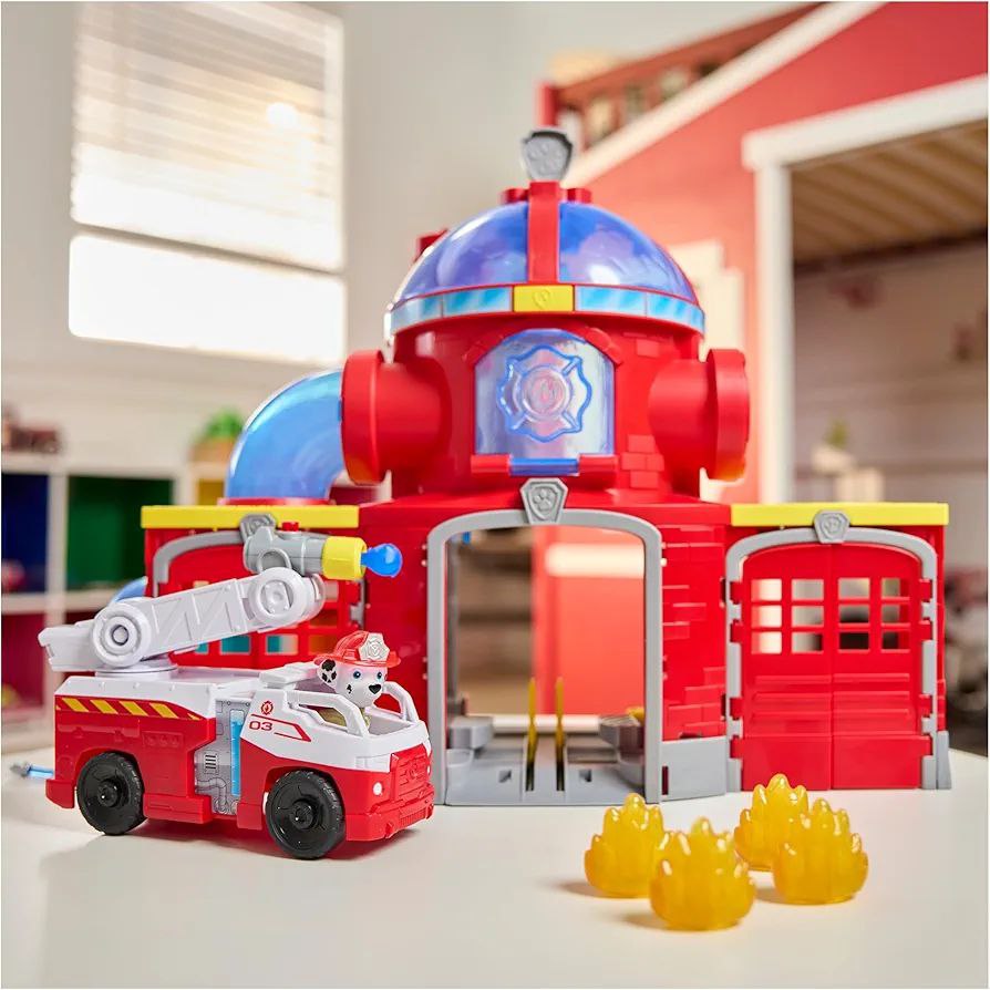 The Fire Rescue Paw Patrol Set Toy