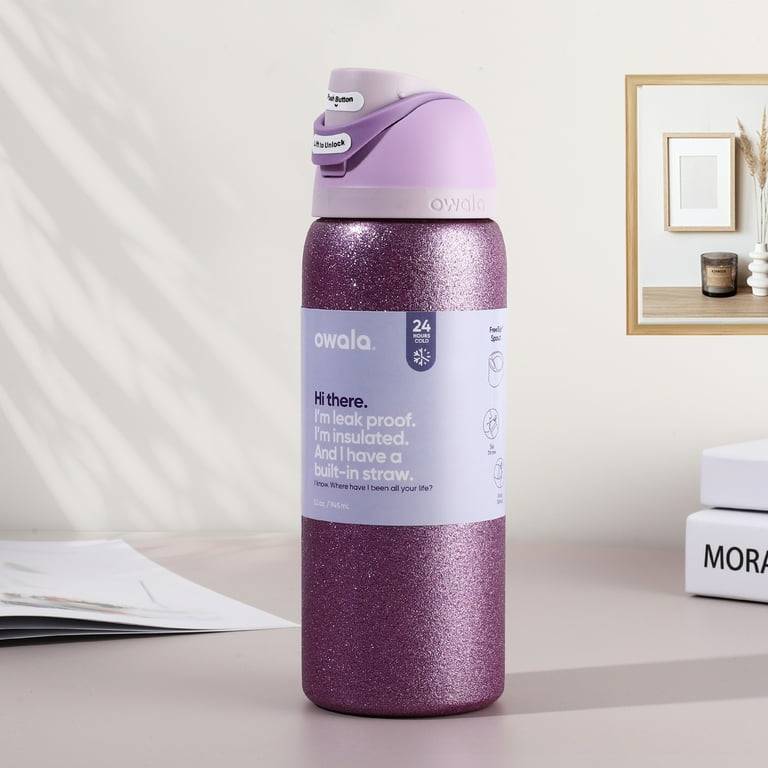 Owala Bottle Stainless Steel Free Sip Leak-proof Purple Shine 710-950ml