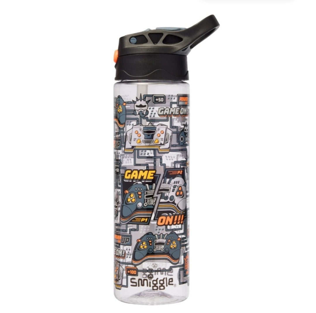 Smiggle Water Bottle - Game On!! | 650cm
