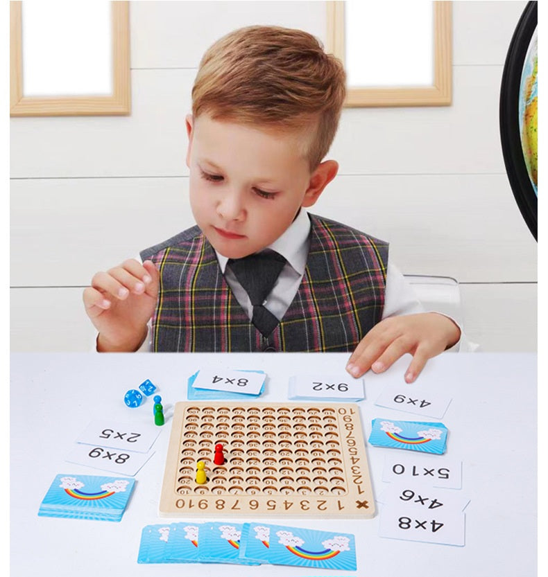 Wooden Multiplication Board Game | 36+ Months
