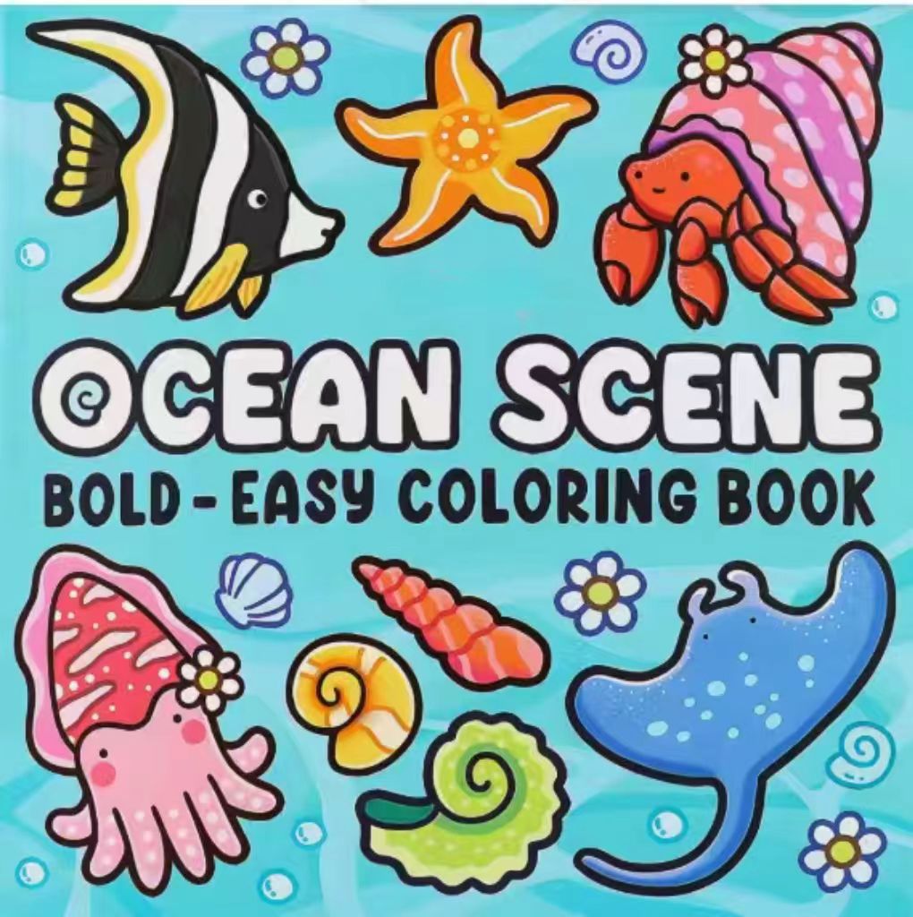 Cute & Comfy Coloring Books – 21 × 21 cm Softcover | 6+