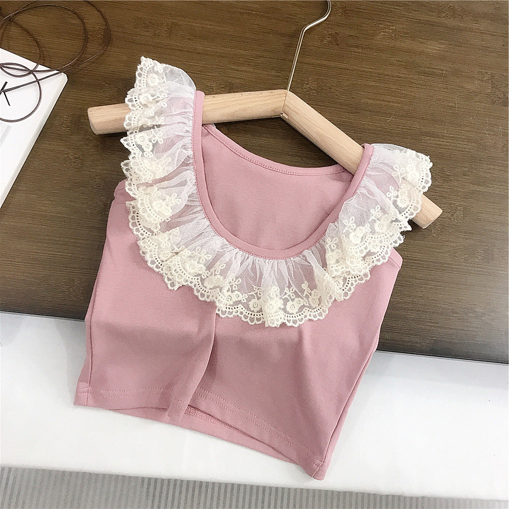 Girls Cotton flowers  Set – Soft Summer Outfit (9-10Y)