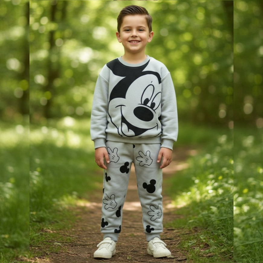 Nice Cotton Mickey Mouse Outfit Size 5-6y