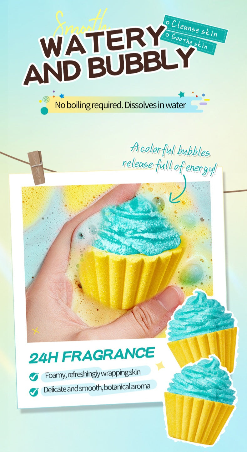 Icecream Bath Bomb | Colorful Relaxing Treat