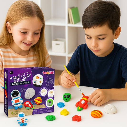 Sand Clay Studio Diy For Kids Refrigerator Magnet