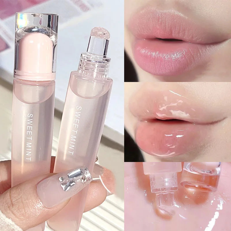 Sweet Mint Lip Balm Moisturiser Transparent Lip Gloss
