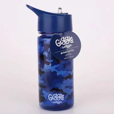 Smiggle Bottle 440ml Blue color 17.5cm