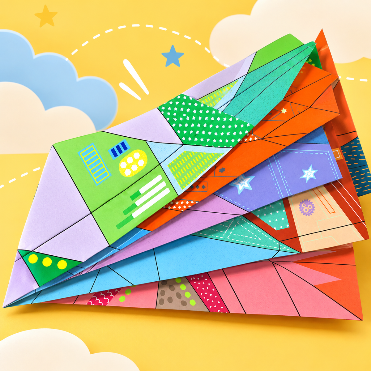 Kids' Paper Airplane Origami Kit | 3+