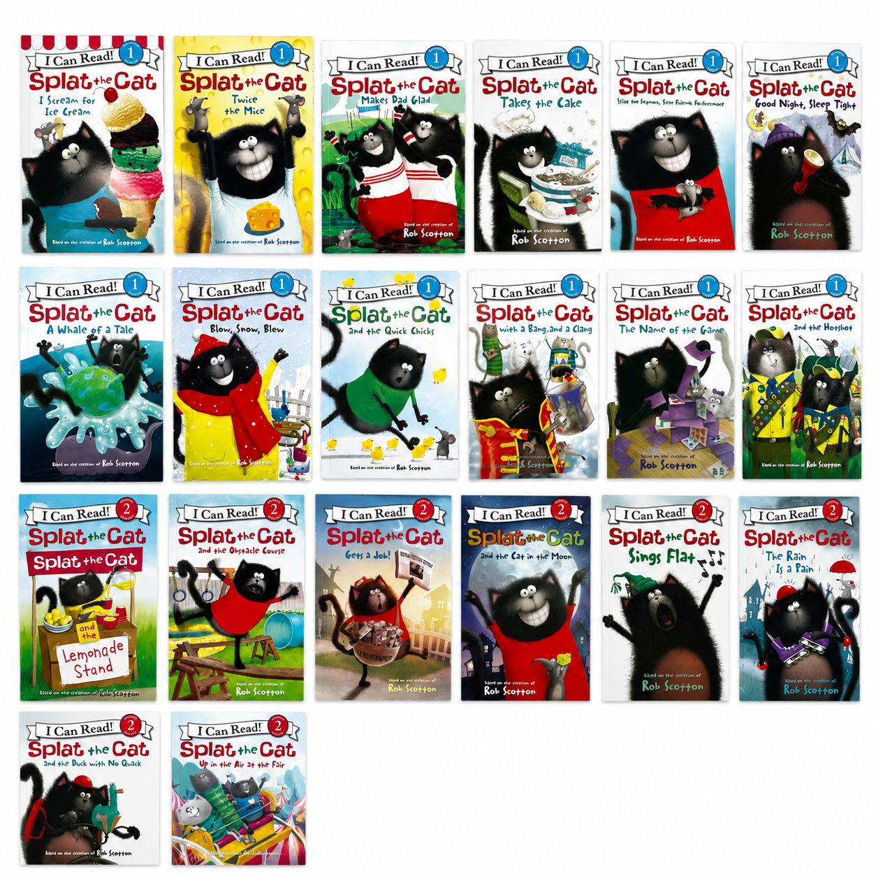 I Can Read ! Splat The Cat | 20 Books Set | Soft Cover | 3+