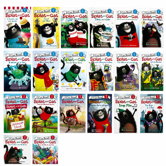 I Can Read ! Splat The Cat | 20 Books Set | Soft Cover | 3+