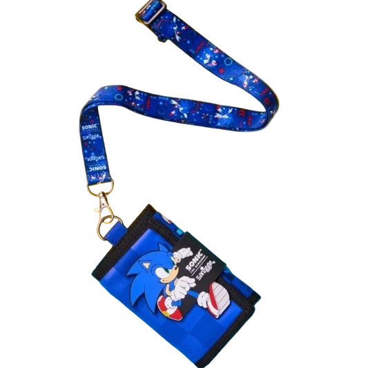 Smiggle Sonic Design Wallet Lanyard