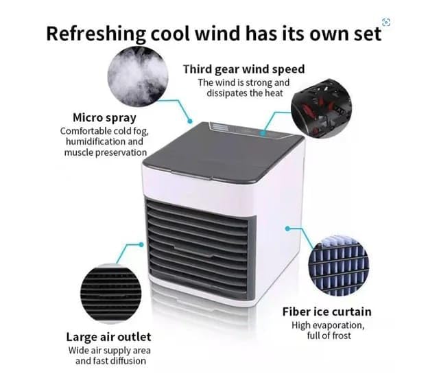 Portable Air Cooler With 2× Cooling Power