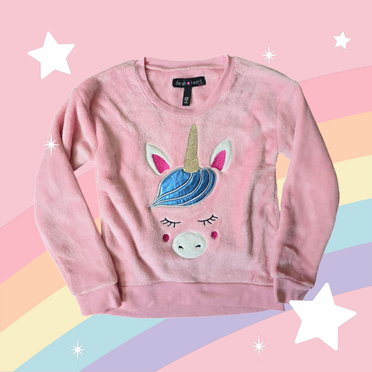 Warm Unicorn Design Top Very Soft