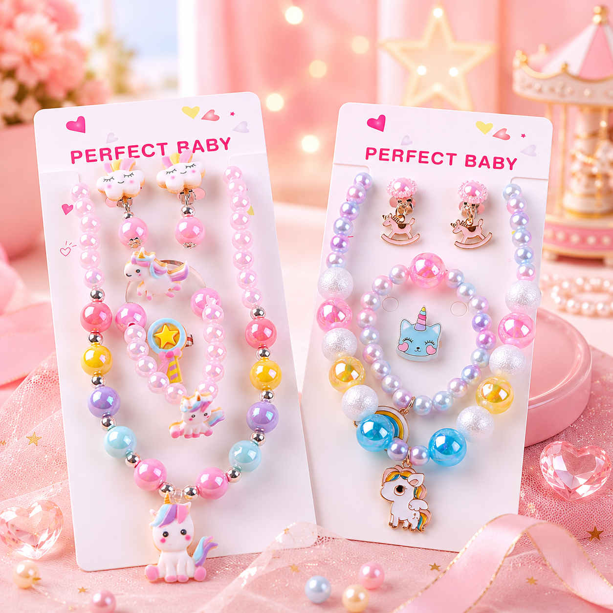 Unicorn Jewelry Set for Girls | Ages 3+