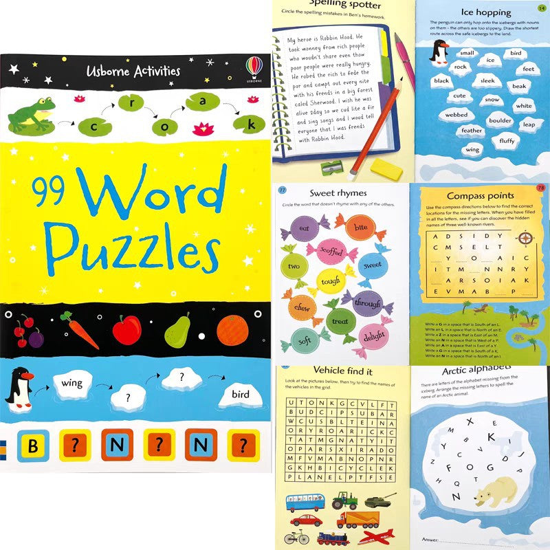 Usborn Activities Puzzle Books