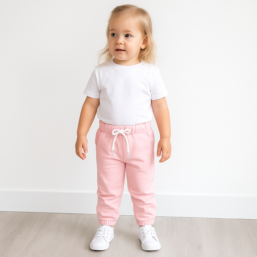 Warm Cotton Pants for Girls 2-4y