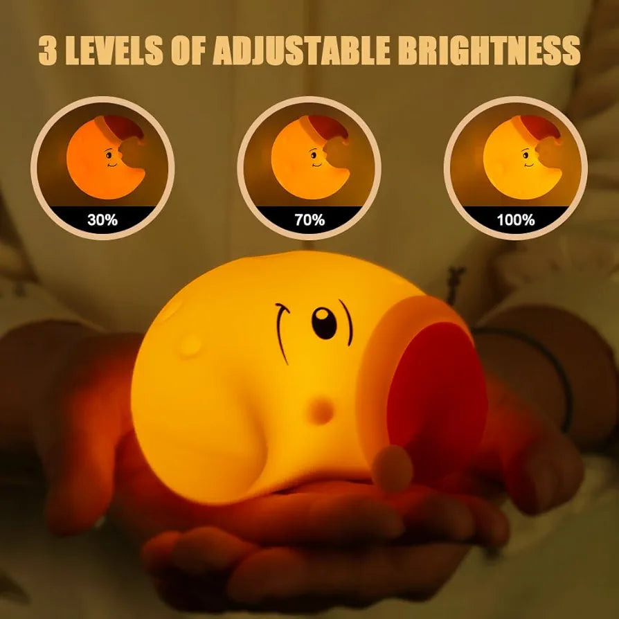 Usb Rechargeable Mini Led Night Light Silicone Touch