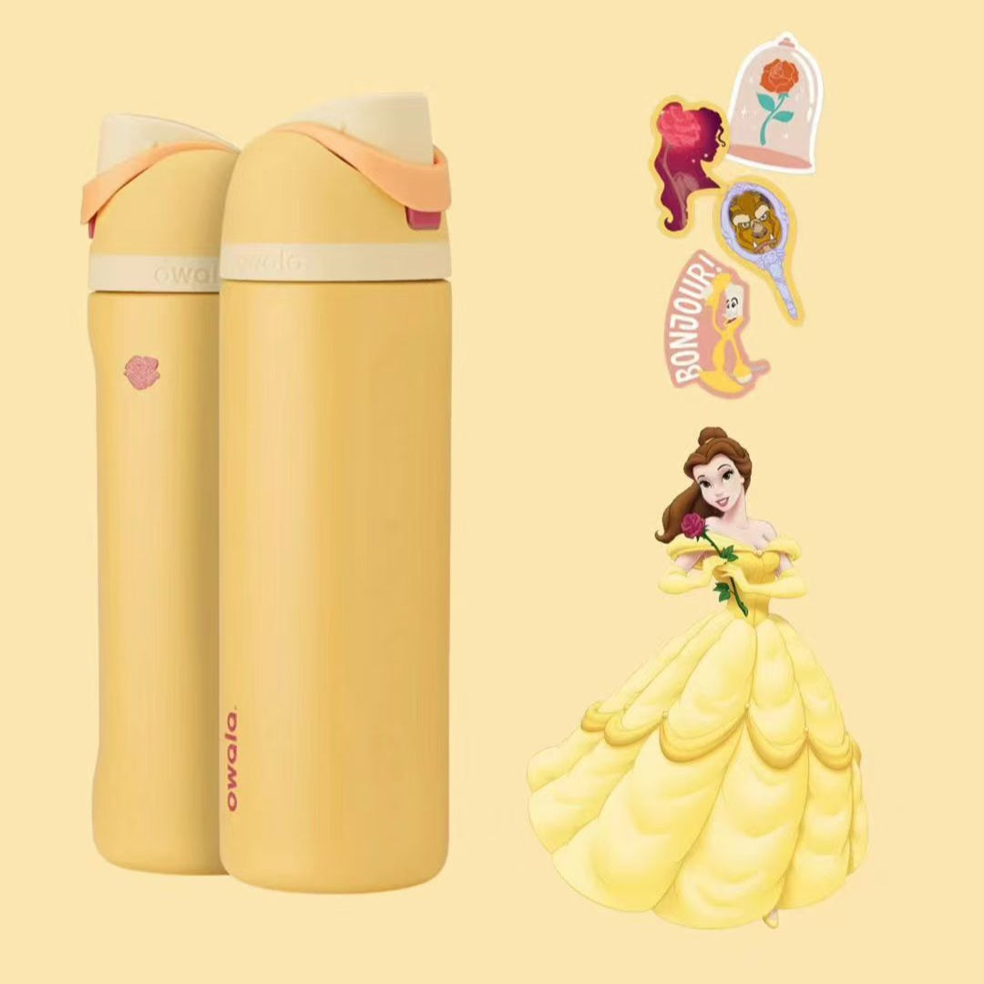 Owala Bottle Stainless steel Free Sip Leak-proof Belle With Stickers 710ml