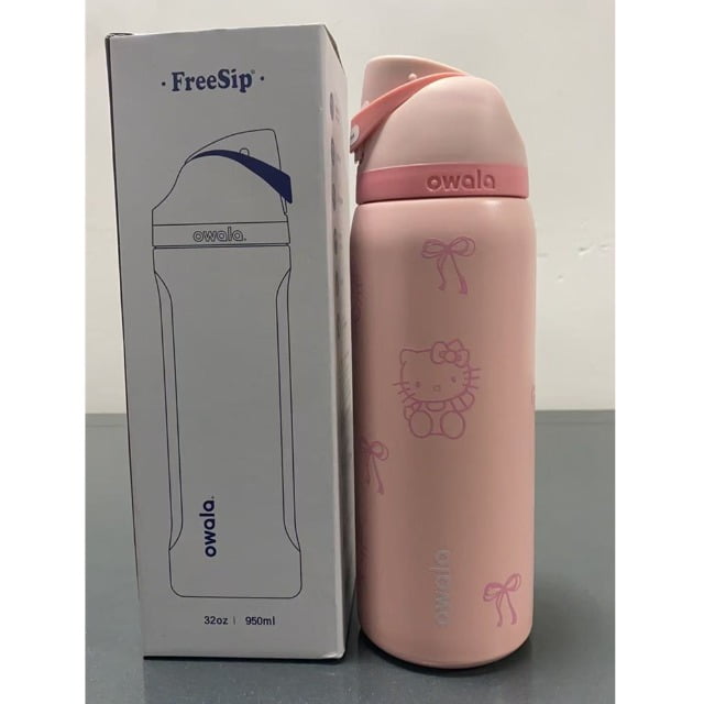 Owala FreeSip Stainless  Steel Water Bottle with Straw for Sports, Travel, and School BPA-Free 710-945ml