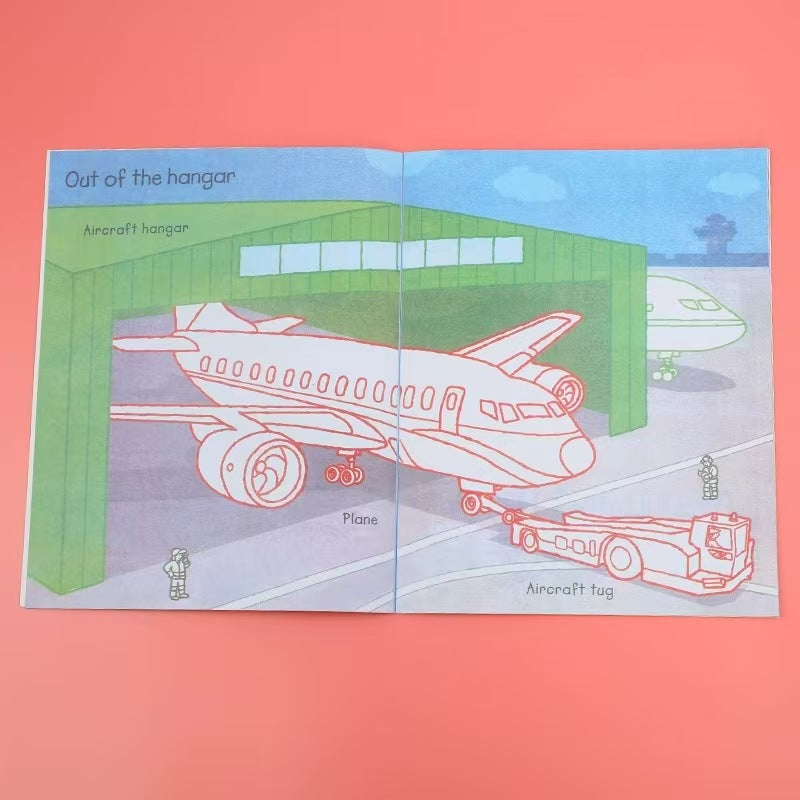 Usborne Colouring Book With Stickers - Soft Cover | 3+