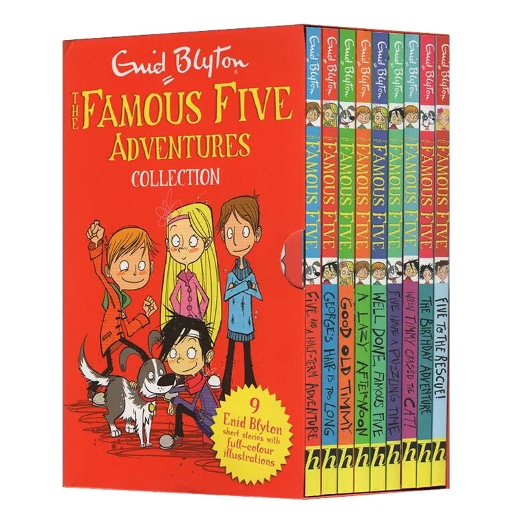 The Famous Five Adventures - Guid Blyton | 9 Books Set | Soft Cover | 7+