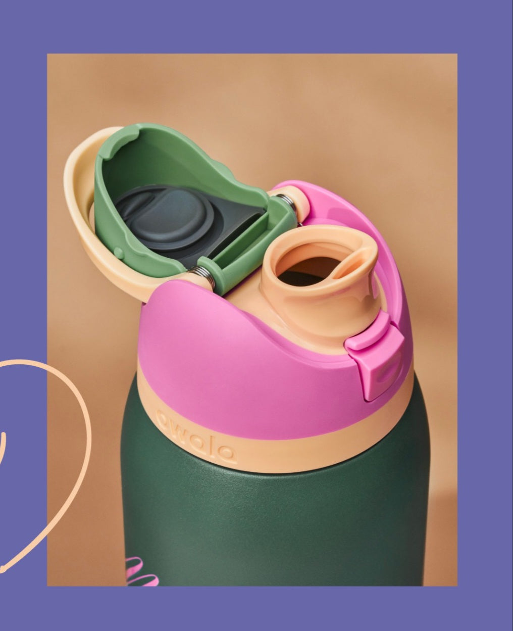 Owala Bottle Stainless Steel Free Sip Leak-proof Kind Mind 950ml