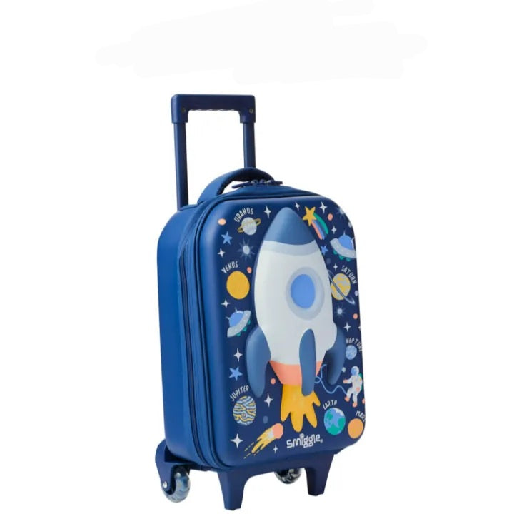 Smiggle Trolley Bag - Hardtop | Rocket Space | 45cm
