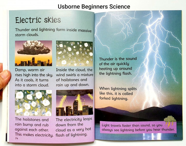 Usborne Beginners Science Collection 10 Books | Soft Or Hard Cover | 4+