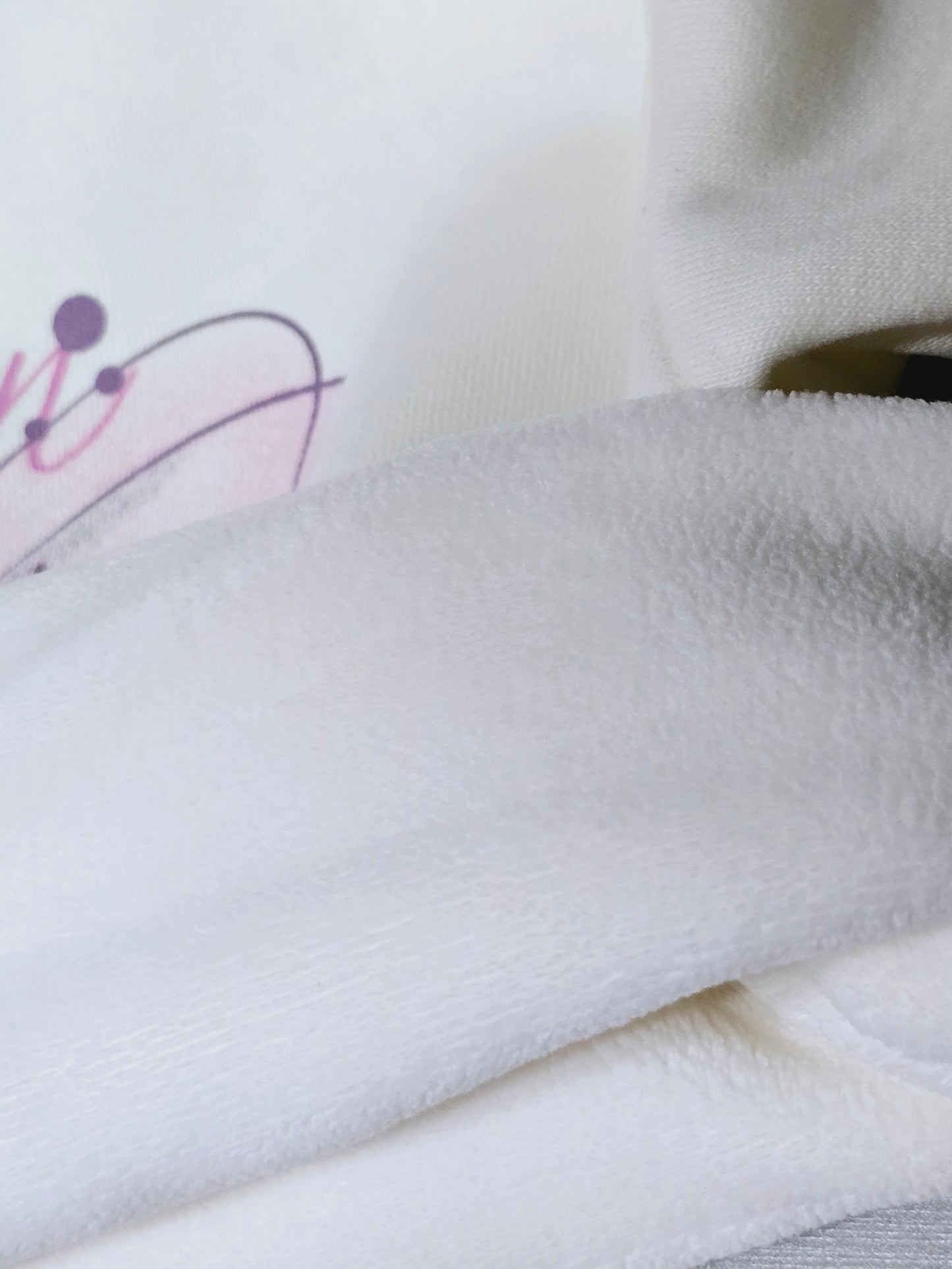 Top With Fleece For Girls Butterfly Design Size 4-10y