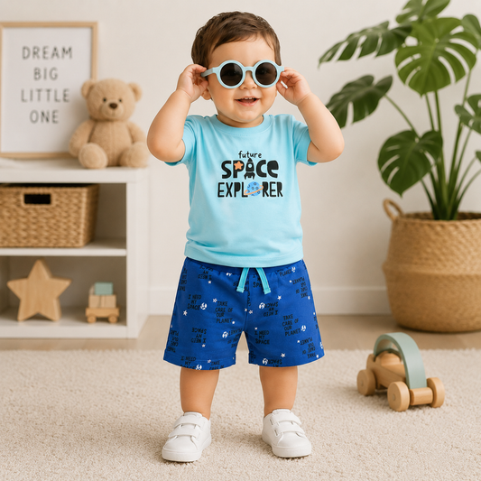 Future Space Explorer Summer 3pcs Set | Size 12-18M