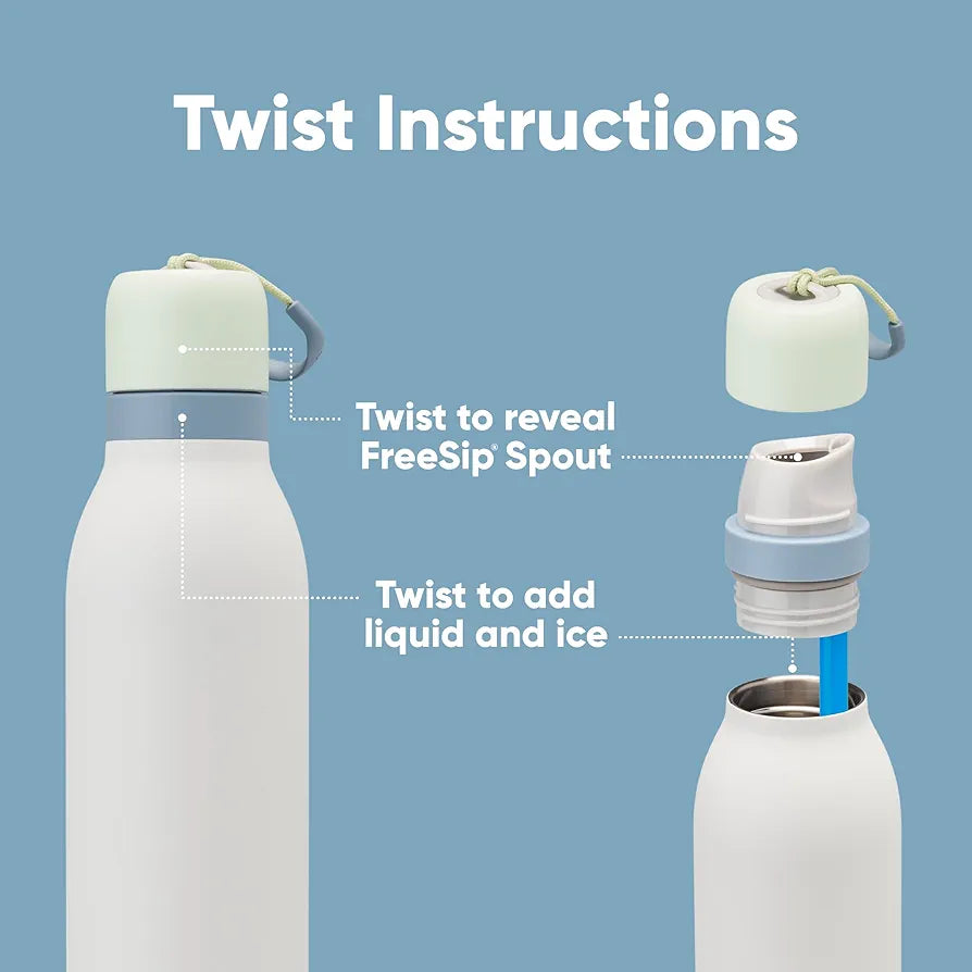 Owala Bottle Stainless Steel - FreeSip | Leak-proof | Twist | 710ml